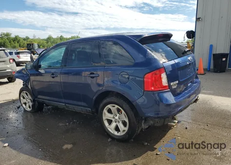 2012 Ford Edge Sel из США, поврежденный, VIN 2FMDK4JC2CBA86020